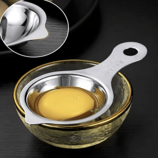 Egg White Yolk Filter Separator, Egg Sieve,Egg Strainer Spoon Filter Egg Divider Kitchen Baking Tools. - Image 2